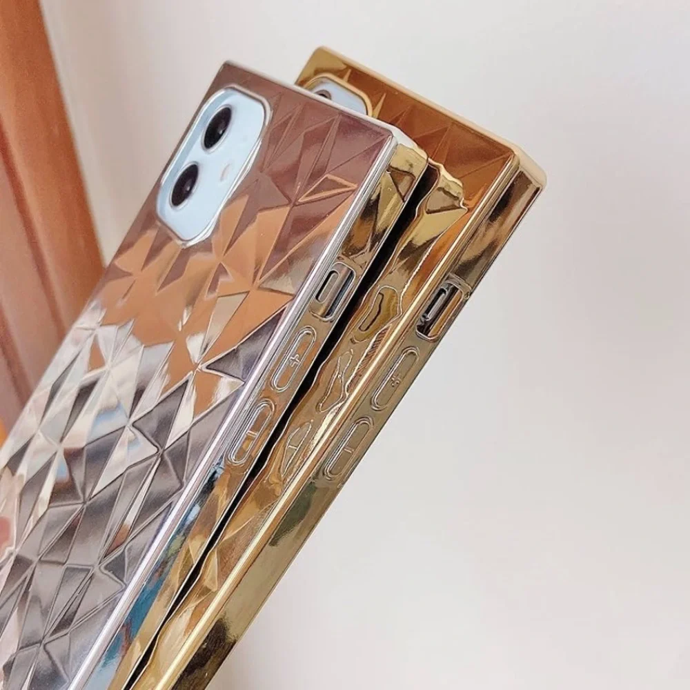 iPhone 12 gold plastic case